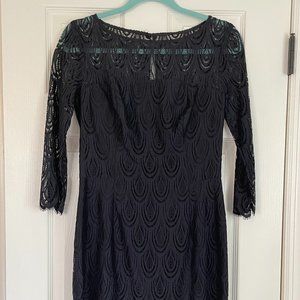 Lilly Pulitzer black lace dress